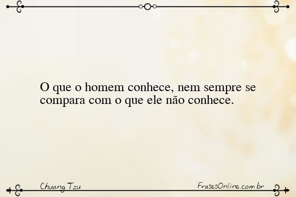 Frase de Chuang Tzu