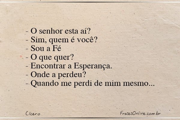 Frase de Cícero