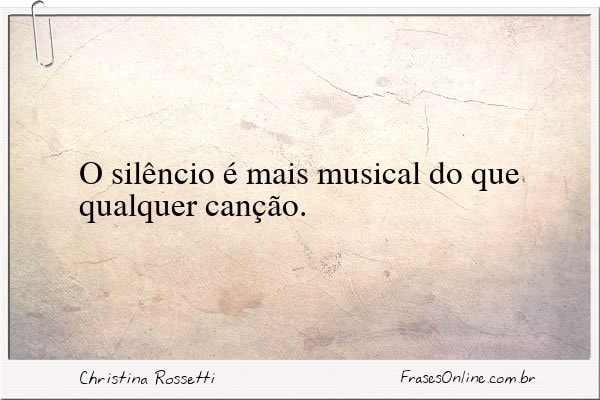 Frase de Christina Rossetti