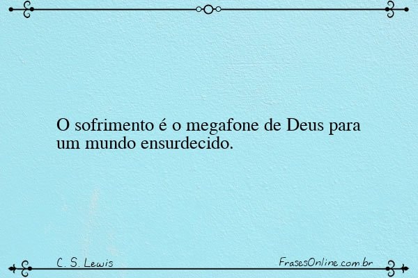 Frase de C. S. Lewis