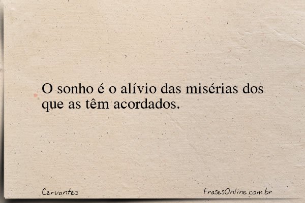 Frase de Cervantes
