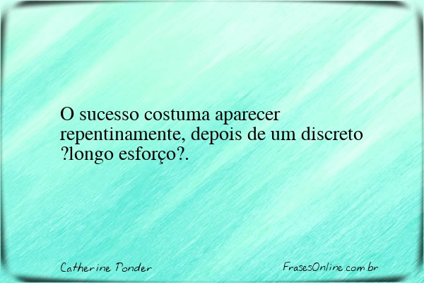 Frase de Catherine Ponder