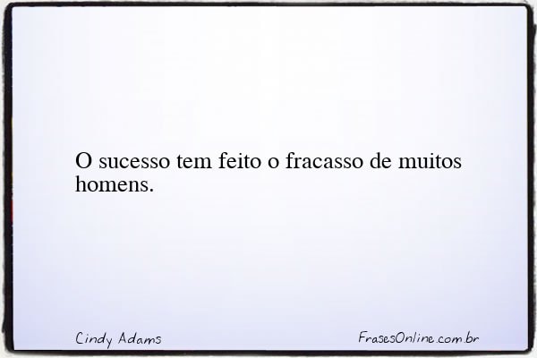 Frase de Cindy Adams