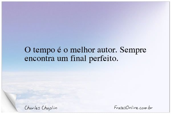Frase de Charles Chaplin