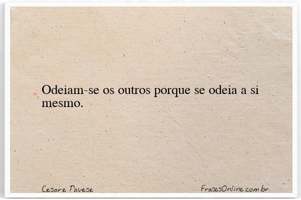 Frase de Cesare Pavese