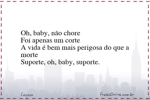 Frase de Cazuza