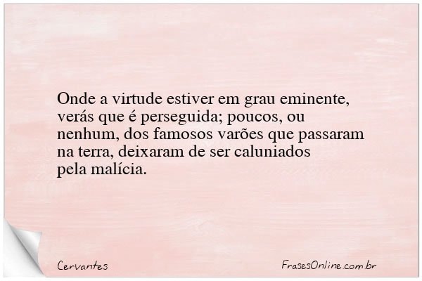 Frase de Cervantes