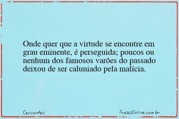 Frase de Cervantes