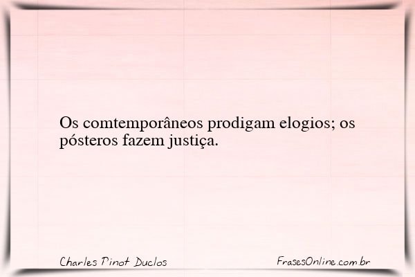 Frase de Charles Pinot Duclos