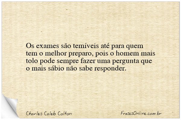 Frase de Charles Caleb Colton