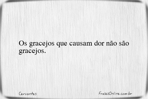 Frase de Cervantes