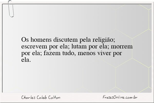 Frase de Charles Caleb Colton
