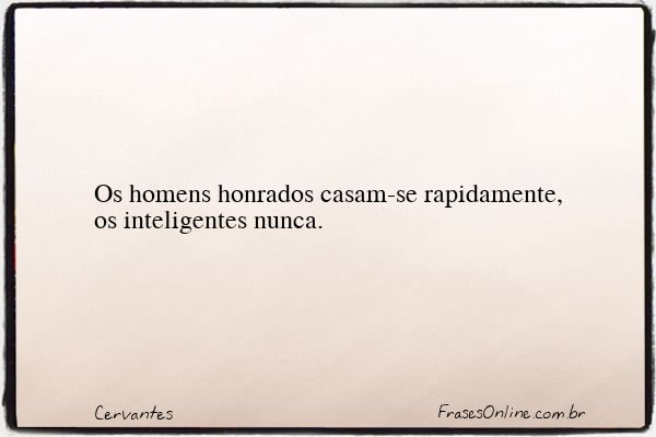 Frase de Cervantes