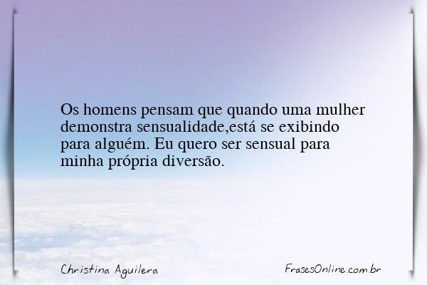 Frase de Christina Aguilera