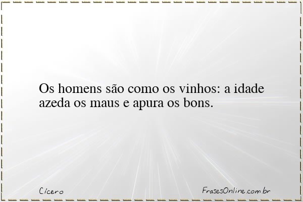 Frase de Cícero