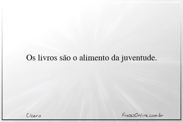 Frase de Cícero