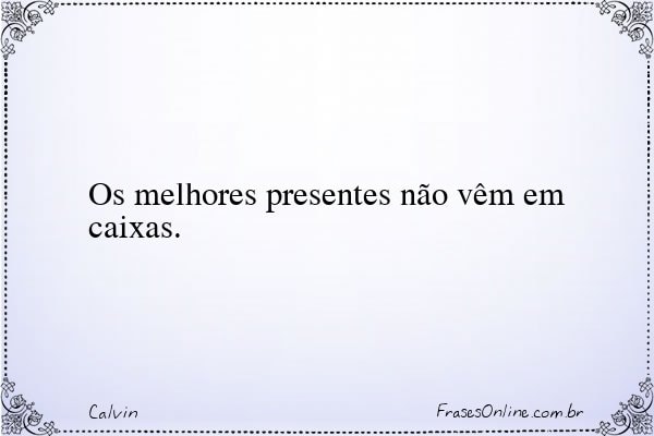 Frase de Calvin