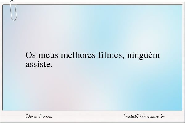 Frase de Chris Evans
