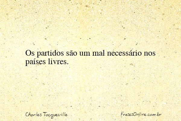 Frase de Charles Tocqueville