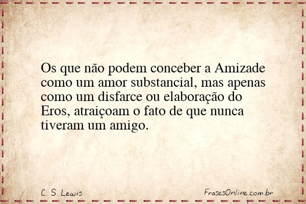 Frase de C. S. Lewis