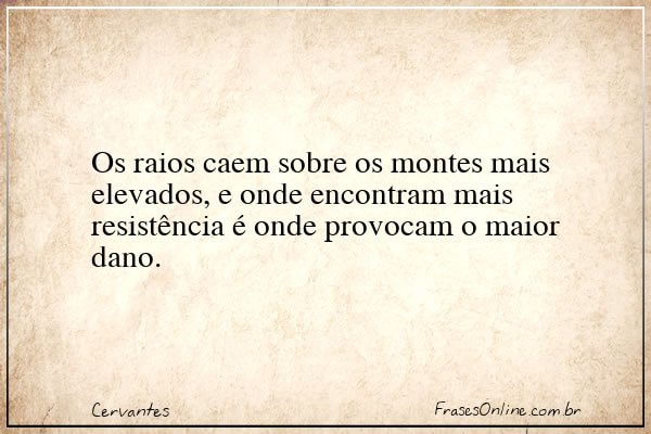 Frase de Cervantes