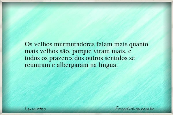 Frase de Cervantes