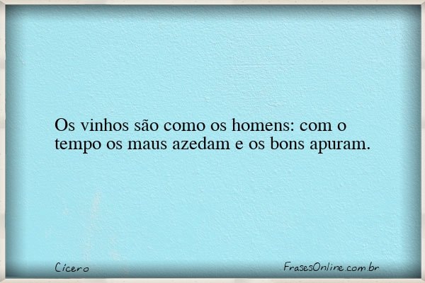 Frase de Cícero