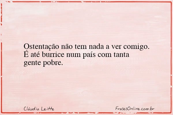 Frase de Cláudia Leitte