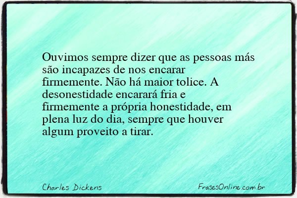 Frase de Charles Dickens