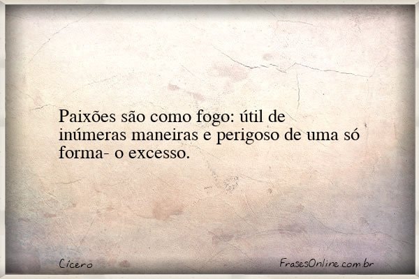 Frase de Cícero