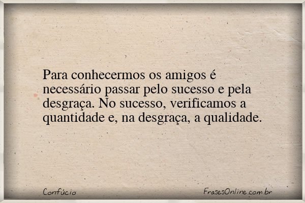 Frase de Confúcio