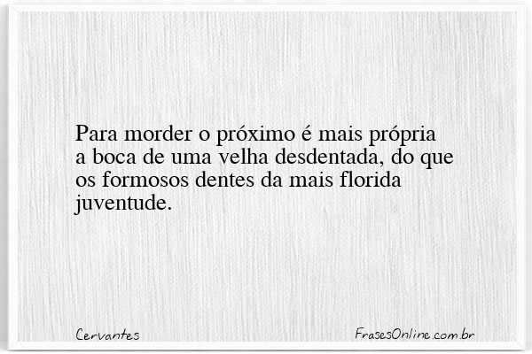 Frase de Cervantes