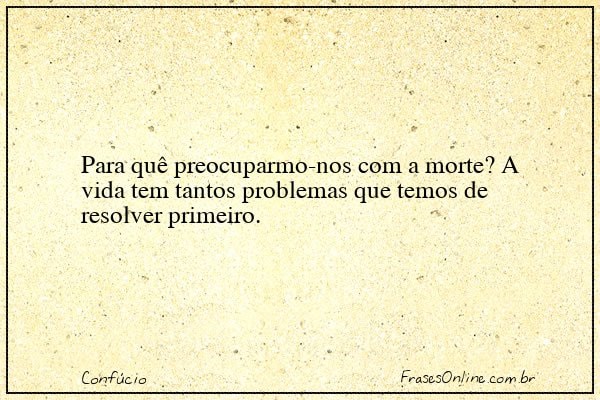 Frase de Confúcio
