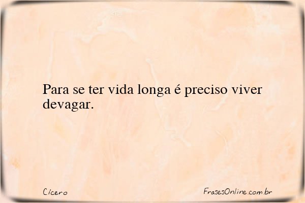 Frase de Cícero
