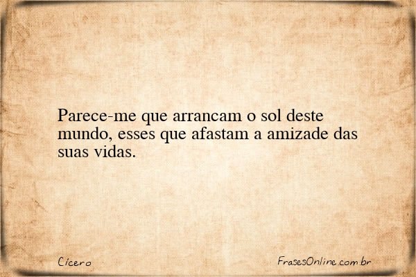Frase de Cícero