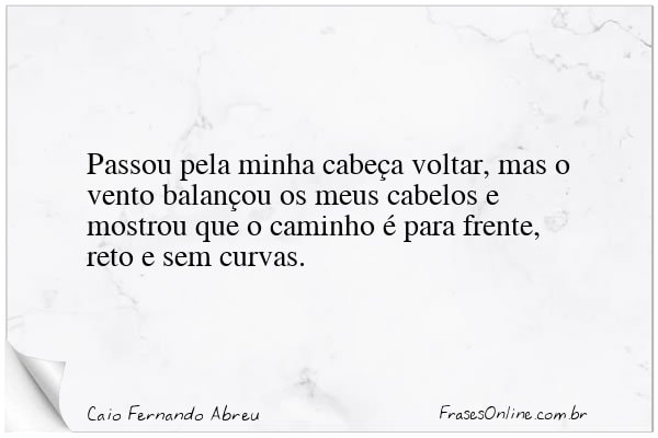 Frase de Caio Fernando Abreu