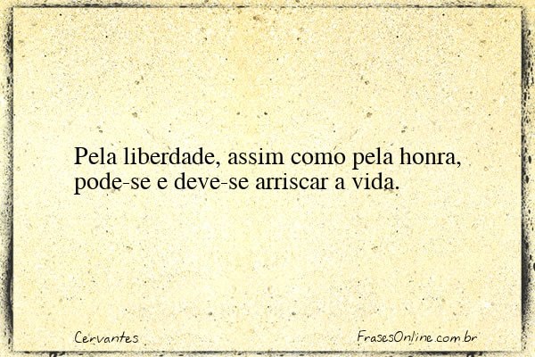 Frase de Cervantes