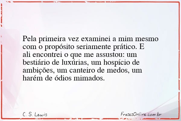 Frase de C. S. Lewis
