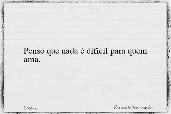 Frase de Cícero
