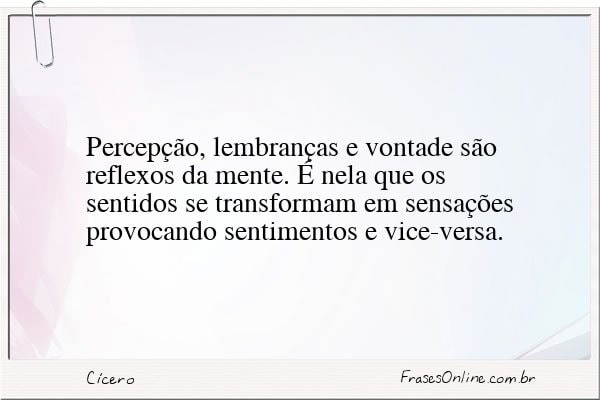 Frase de Cícero