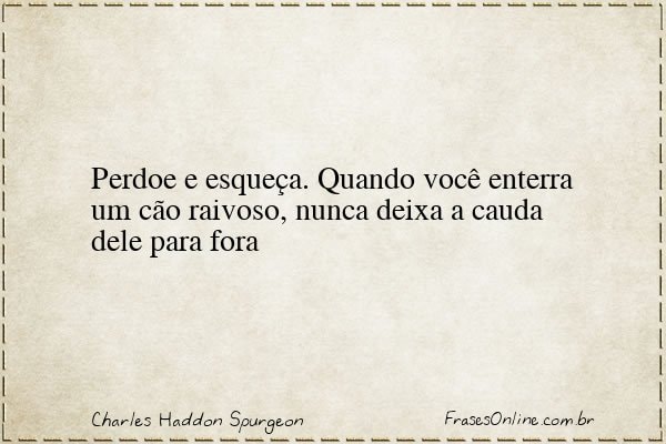 Frase de Charles Haddon Spurgeon