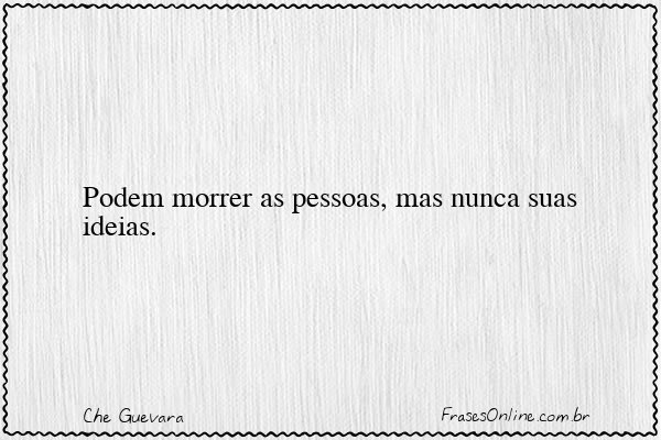 Frase de Che Guevara