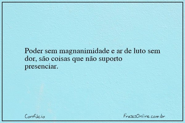 Frase de Confúcio