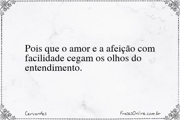 Frase de Cervantes