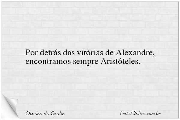 Frase de Charles de Gaulle