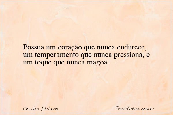 Frase de Charles Dickens