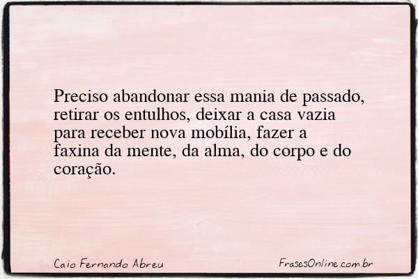 Frase de Caio Fernando Abreu