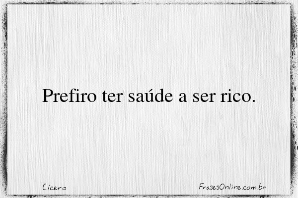 Frase de Cícero