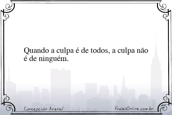Frase de Concepción Arenal