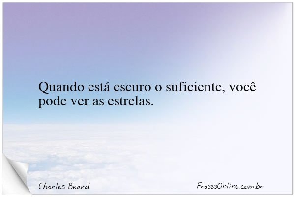 Frase de Charles Beard
